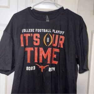 Fanatics Black and Red College Football Playoff Tee